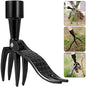Stand Up Weeder Manual Weed ,Remover Weed Puller Tool with Foot Plate for Removing Weeds -Black Aluminum Lever Head Weed Puller, Garden Weeder Root Remover Tool(Without Pole)