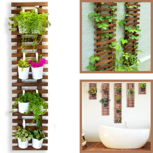 ShopLaLa Wall Planter for Climbing Plants Outdoor (150cm) Hanging Planters - size: 150cm (59.1")