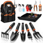 Joyfair Gardening Tools, 12 Pcs Garden Tool Set for Planting & Weeding