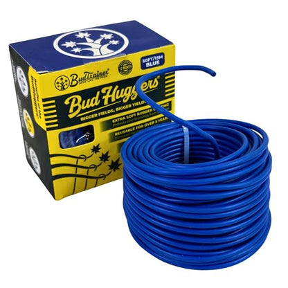 BudTrainer BudHuggers for Low Stress Plant Training, 50 Ft, Blue