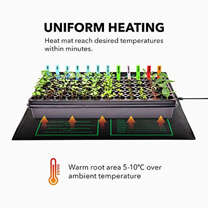 BN-LINK 20" x 20.75" Seedling Heat Mat for Seed Starting Plants Germination - size: 20x20.75 1 Pack
