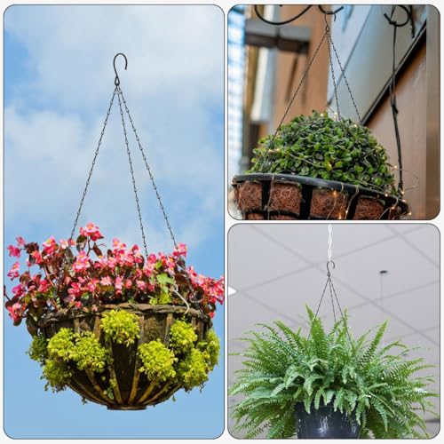 4PCS 20In Hanging Basket Chains, Chains for Hanging Baskets, Hanging Plant