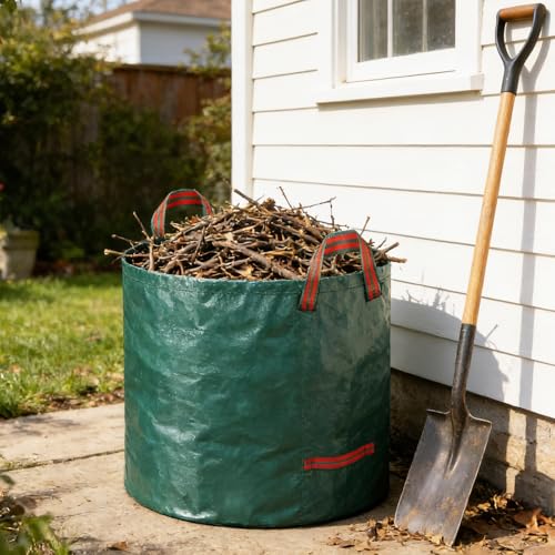 Yard Waste Bags,Reusable Collapsible Garden Leaf Bags (72 Gallon Round) - color: 72 Gallon Round