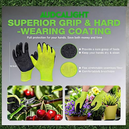 4-Pack Bypass Pruning Shears, Titanium Steel Blade,With Gardening Gloves,Shears Stainless, Ergonomic Hand Pruning Shears for Trees, Plants (Shears Gardening Tool Kit)