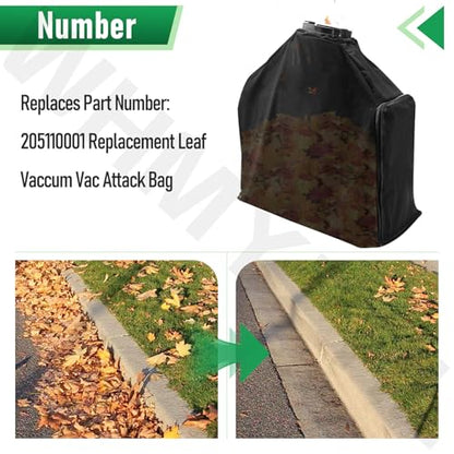 205110001 Leaf Vaccum Vac Attack Bag Compatible with Ryobi