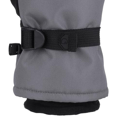 Carhartt Men's Waterproof Insulated Knit Cuff Mitten - color: Dark Grey/Black, size: Large