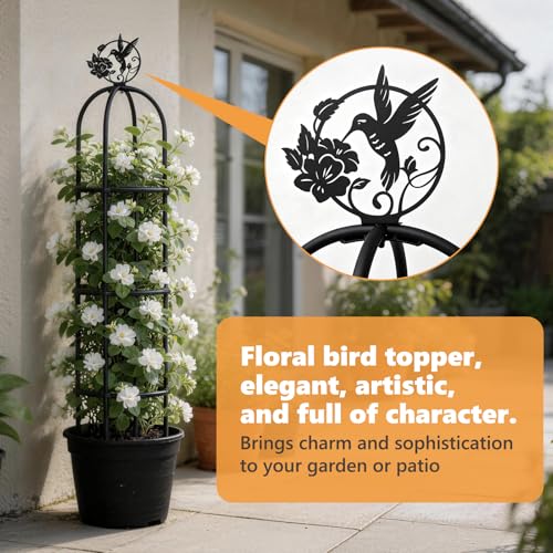 Elegant Outdoor Garden Trellis for Climbing Plants with Premium 100% Metal