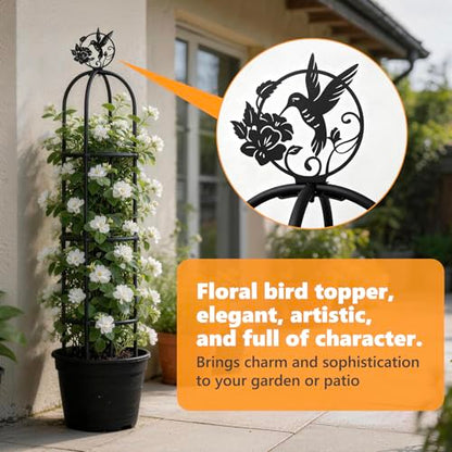Elegant Outdoor Garden Trellis for Climbing Plants with Premium 100% Metal