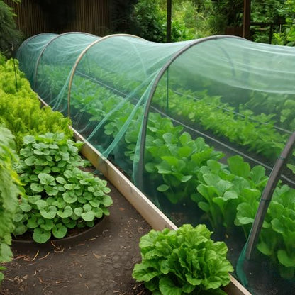Green DIY Mosquito Net Fabric | 10x10 FT Netting | Insect Cover for Garden - color: Green, size: 10x10 FT