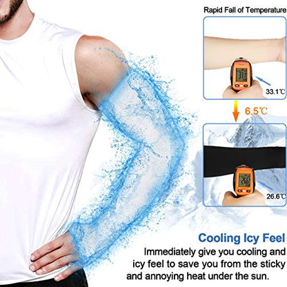 beister Arm Sleeves for Men & Women, UPF 50+ UV Sun Protection, Cooling - color: 3-pairs White