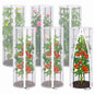 6 Pcs Garden Bird Netting Cover with Zipper for Round Tomato Cage 59" x 18"