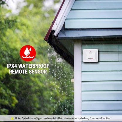 TempPro TempAir Indoor Outdoor Thermometer Wireless 500FT
