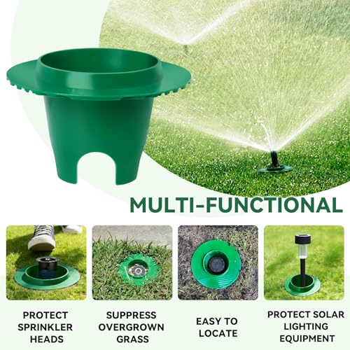 12-Pack Sprinkler Head Protectors, for 1.5"-2.5" Lawn Sprinkler Head
