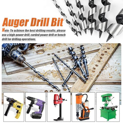 5/8 Inch x 9Inch Auger Drill Bit for Wood,5/8 Inch Hex Shank - size: 5/8" x 9"