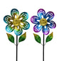 Viveta 2 Pack Wind Spinners,Flower Garden Sculpture - color: Flowers