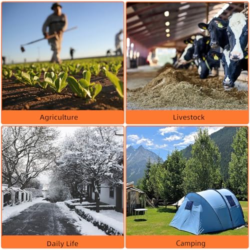 Small Square Shovel 43.3Inches Heavy Duty Garden Tools with Metal Handle, Small Transfer Spade for Digging Camping Car Beach Shovel, Orange - color: Orange