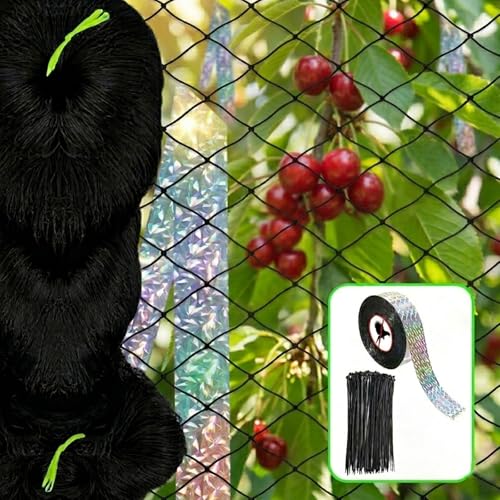 Bird Netting for Chicken Coop 16 X 50 Ft 2" Square Mesh Heavy Duty Chicken Run Netting Roof Cover Against Hawks, Eagles, Owls, UV Resistant, for Garden, Fruit Tree, Plant, Vegetable Protection - size: 2 inch mesh - 16 x 50 ft