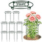 DAYUMKOU 8 Pack Peony Cages and Supports, 11.5" D x 12" H - size: 8pc 11.5"x12"