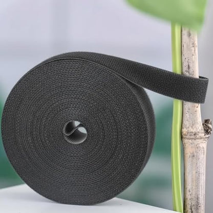 Soft Garden Cable Tie Tape-Reusable,for Climbing Plants Vines With Home Gardening Grips Effective Growing(33FT, Black) - color: Black, size: 33FT