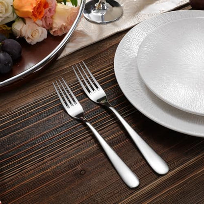 KEAWELL Premium Louise 4-Piece 18/10 Dinner Fork Set (8" Dinner Fork) - size: 8" Dinner Fork