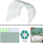 161 PCS Greenhouse Hoops Kit 7 FT Garden Tunnel Hoops for Raised Beds