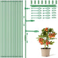 12 Inch Adjustable Plant Stakes, 16 Pcs Plant Supports Plant Sticks - size: 12In