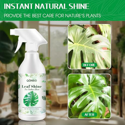 Leaf Shine Spray - Ready-to-Use Gloss & Polish for Indoor Plants