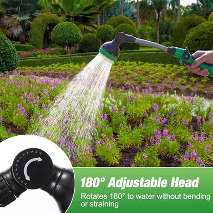 Meanplan 2 Pack Watering Wand, 20 Inch Garden Hose Wand, 8 Spray Patterns