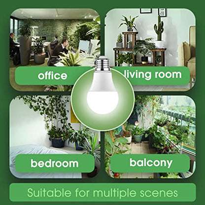 Briignite Grow Light Bulbs, Full Spectrum Grow Light Bulb, LED Grow Light - color: White