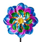 Metal Wind Spinners Outdoor,13''Purple Garden Windmill - size: 13'' Purple