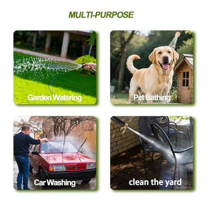50FT Garden Hose, Non-Expanding Lightweight Leak-Proof Hose