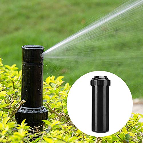 Buried Irrigation Sprinkler with Built-in Filter, Auto Lifting, 25-360 Degree Adjustment, DN20 G3/4 Female Thread, 4-12m Range, Engineering Plastics