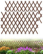 2 Pack Expandable Wooden Lattice Fence Panel, 2.2 x 5.2 Ft - color: 2 Pack, size: 2.2 x 5.2 ft