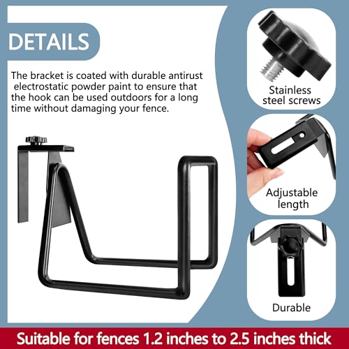 Adnee 2 Pack Garden Hose Holder, Heavy Duty Wall Mount Hose Hanger