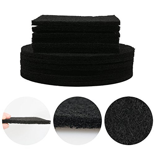 Resinta Compost Bin Filters - 12 Pack Refill Set, Round and Square