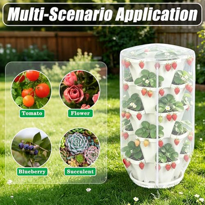 24"x40"Garden Netting with Zipper and Drawstring for Plant Cover Protection - size: 24"x40"