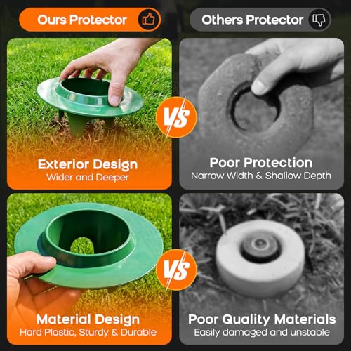 10Pack Sprinkler Head Protector, Cuttable Design, ABS Plash Guard - size: 10Pack