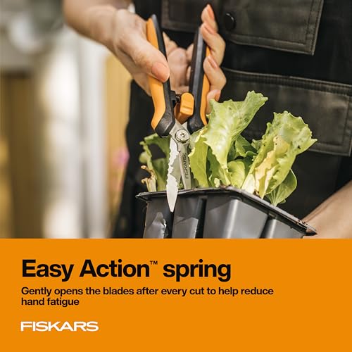 Fiskars 8" SoftGrip Pruning Shears, Multipurpose Garden Snips with Sheath - style: Snips