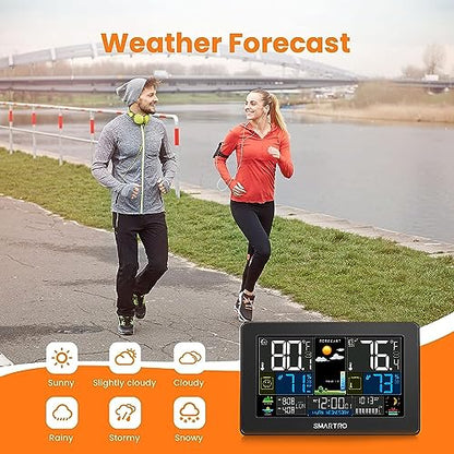 SMARTRO Weather Station Wireless Indoor Outdoor Thermometer for Home
