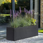 SUNNYPARK Large Rectangular Planter for Outdoor Rattan Block Box 30x12x16'' - size: 30''x12''x16''