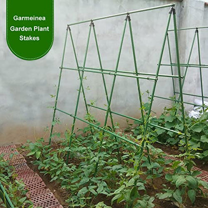 Garden Stakes, 30 Inch 2.5Ft Steel Plant Tomato Stakes, 25 Pack - size: 30 inch