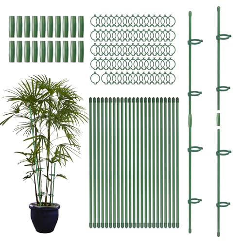 40 Pcs Plant Support Stakes Height Adjustable(12 Inch) - size: 40Pcs