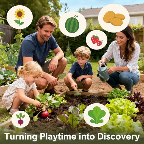 Dreamon Kids Gardening Set, 14Pcs Kids Gardening Tool with Bug Catching Kit - color: Green
