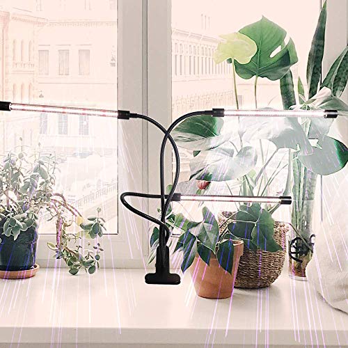 Grow Light for Indoor Plants Growing,Super Bright Clip Desk Gooseneck Lamp