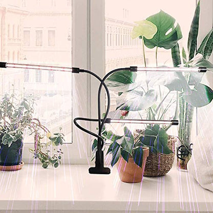 Grow Light for Indoor Plants Growing,Super Bright Clip Desk Gooseneck Lamp