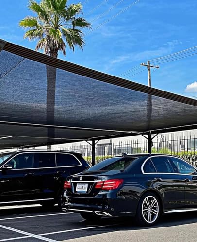 Shade Cloth 90% 8x20ft, Tear Resistant Sun Shade Net with Grommets - size: 90%-8x20ft（2.4x6m）