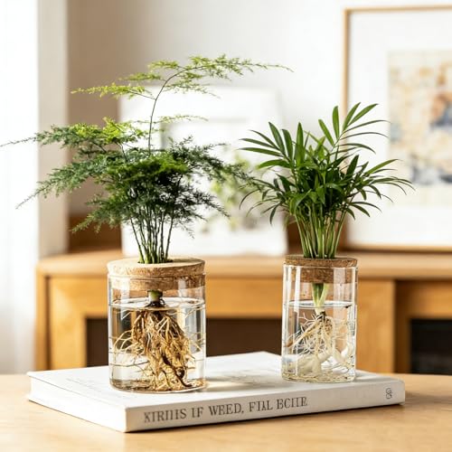 Glass Plant Propagation Stations for Plants, Propagation Flower Vases Set