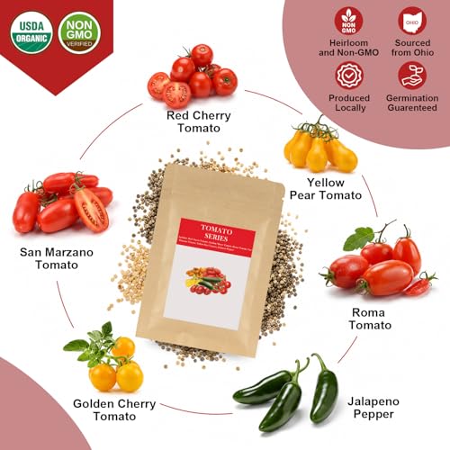 TitaniX Heirloom Tomato Seed Pod Kit for Hydroponic System– 12 Pods