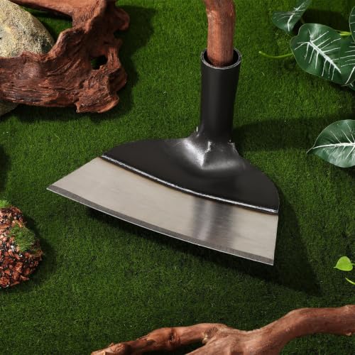 Happyyami Garden Hoe Tool Replaceable Steel Weeding Hoe Head for Digging Loosening Cutting Grass Hand Weeder Accessory 9.25 X 5.90 X 5.11 in 1 Pack