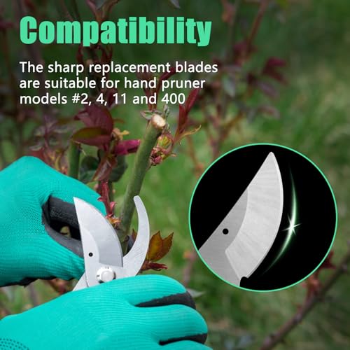 2/3 Hand Pruner Replacement Blade Spare Blade for Pruner Models 2, 4, 11